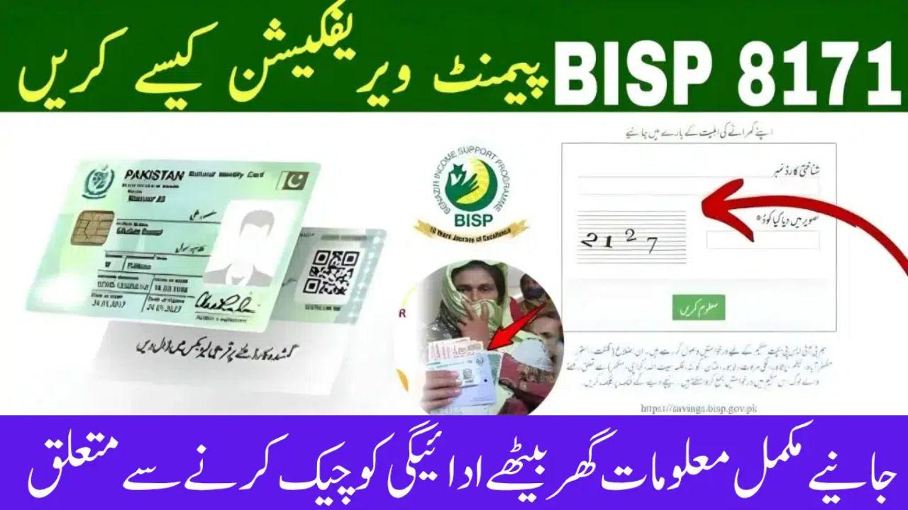 How to Check 8171 BISP 13,500 Rupee Payment Status Offline in 2025 – 3 Easy Methods Without Internet