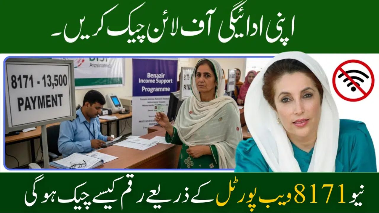 BISP 8171 Offline Check – How to Confirm Rs. 13,500 Payment Without Internet (July 2025 Guide)